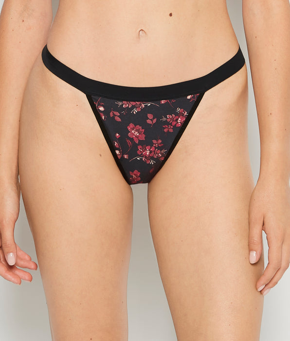 La Senza G-String Panty With Vanishing Trim in Goddess Floral