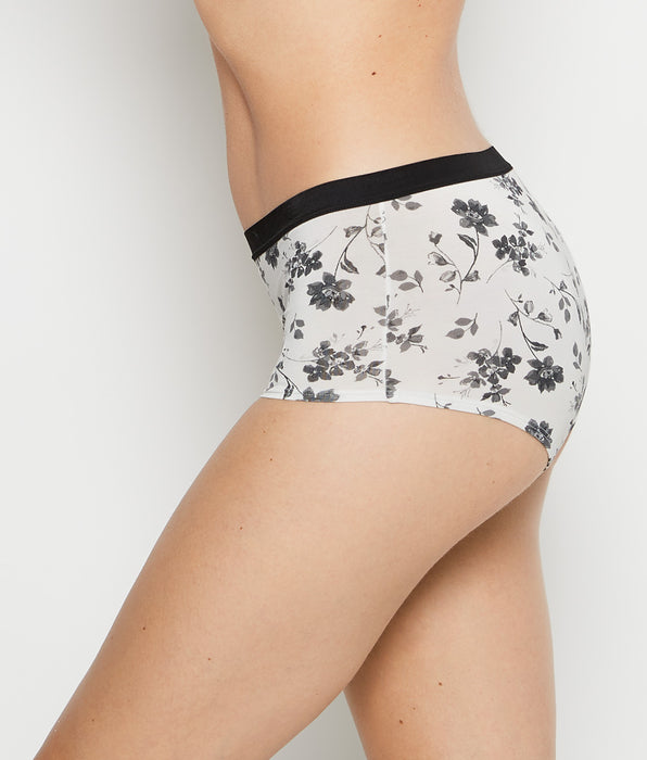 La Senza Boyshort Panty With Vanishing Trim in Goddess Floral
