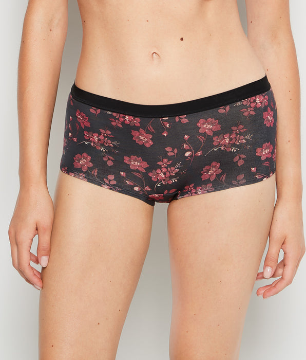 La Senza Boyshort Panty With Vanishing Trim in Goddess Floral