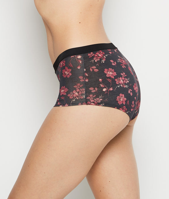 La Senza Boyshort Panty With Vanishing Trim in Goddess Floral