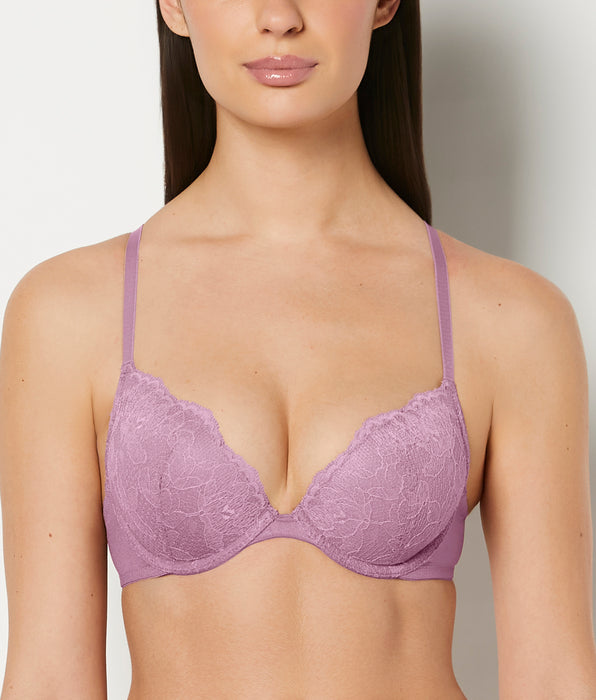 La Senza Lace Push Up Bra in Regal Orchid