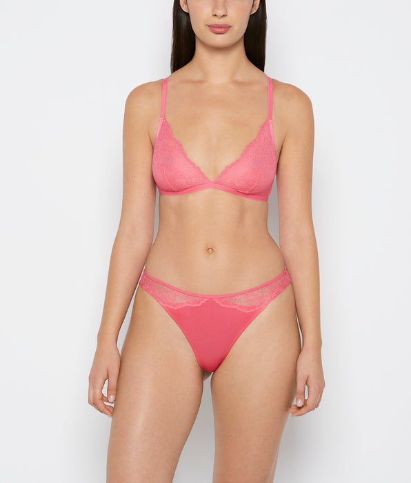 La Senza Lace Bralette in Hot Pink