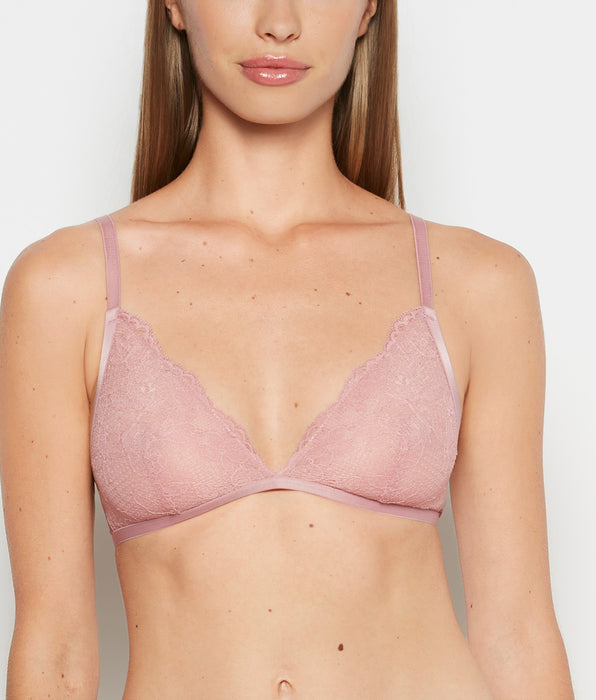 La Senza Lace Bralette in Sheer Mauve