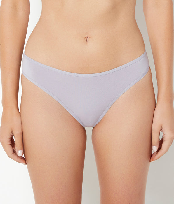 La Senza Cotton Thong Panty in Lavender Aura