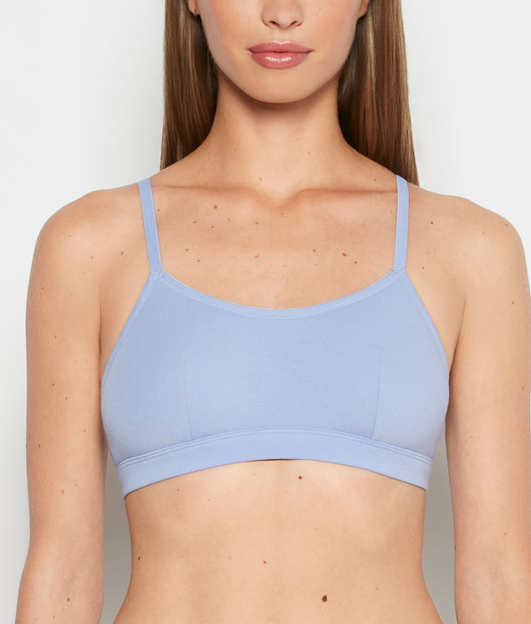 La Senza Cotton Scoop Bralette in Periwinkle Dream