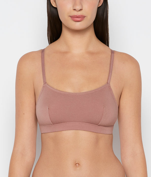 La Senza Cotton Scoop Bralette in Deer