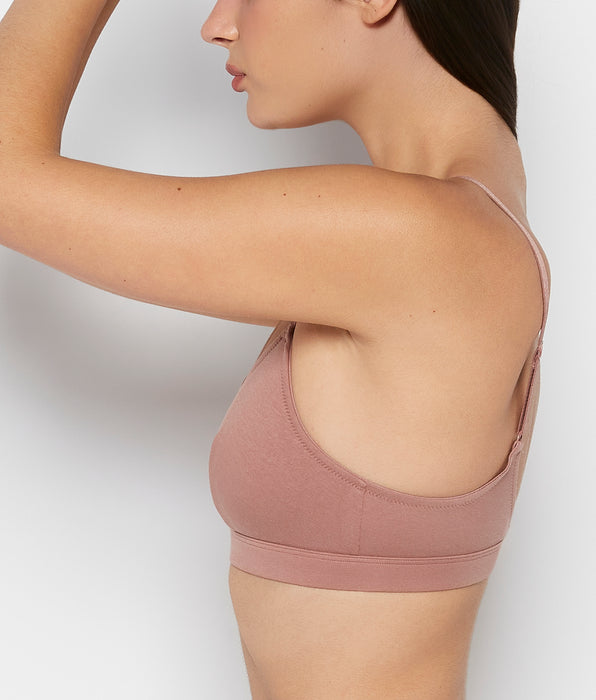 La Senza Cotton Scoop Bralette in Deer