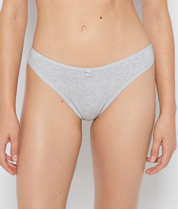 La Senza Thong Panty in Cool Gray Heather