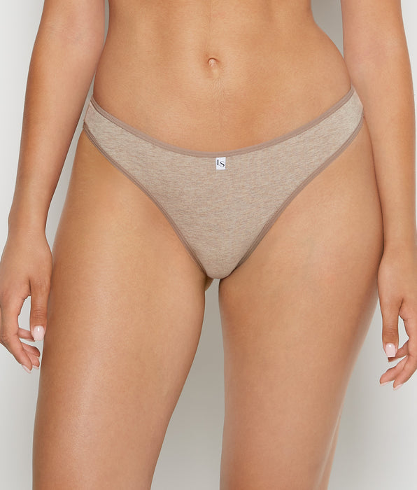 La Senza Thong Panty in Leafless Tree Heather