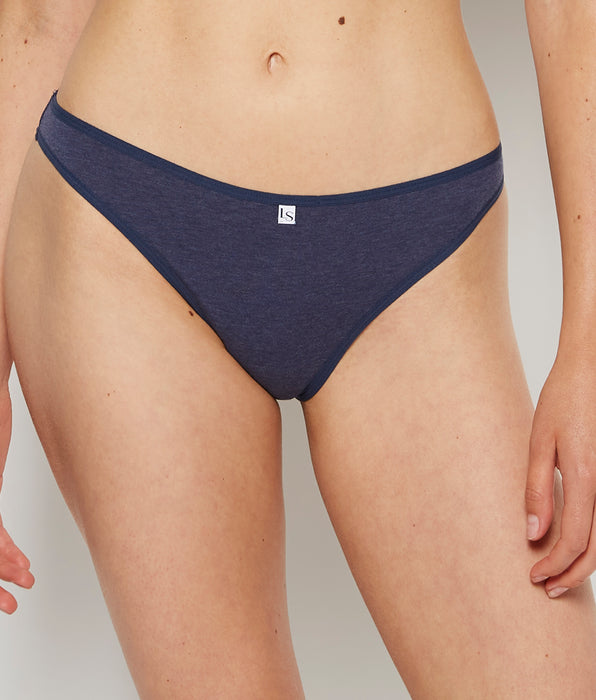 La Senza Bikini Panty in Dark Navy Heather