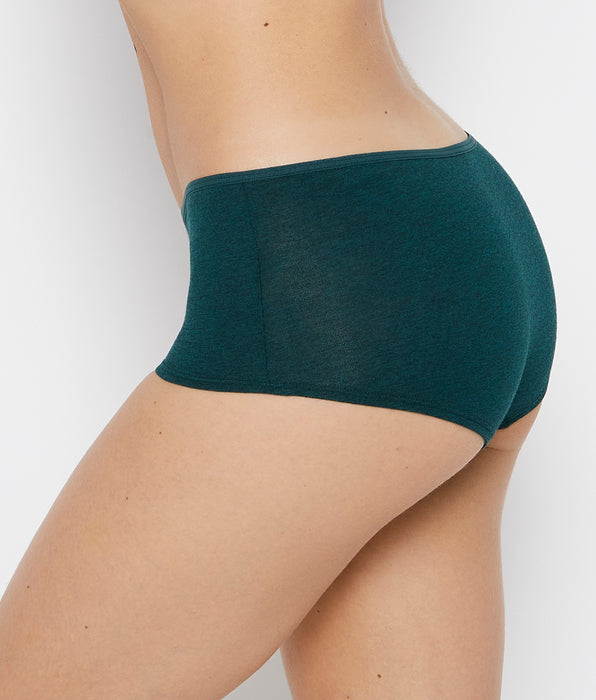La Senza Boyshort Panty in Emerald Green Heather