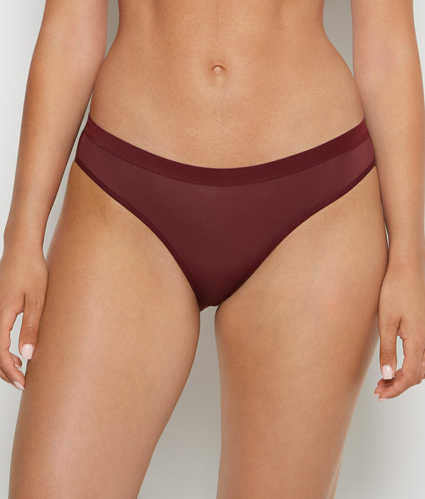 La Senza Bikini Panty with Logo in Russian Ruby