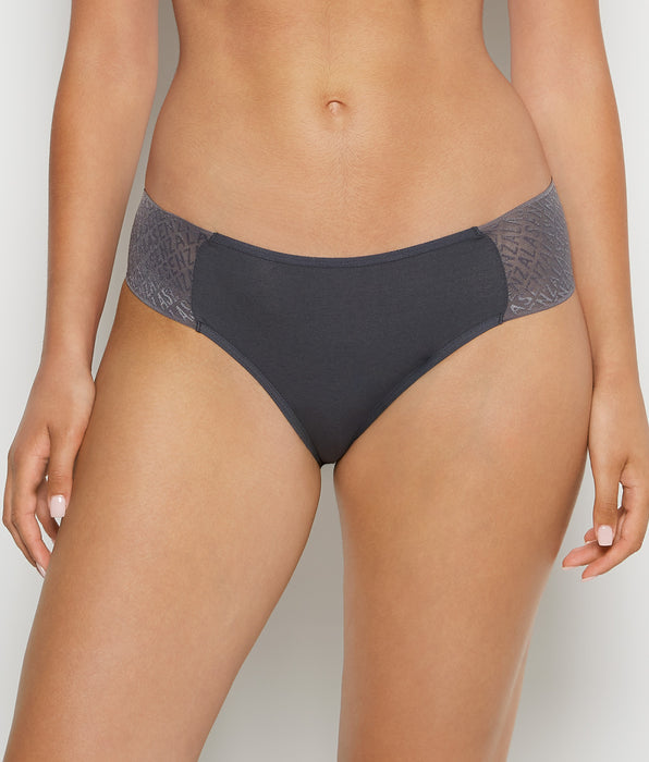 La Senza Culotte bikini avec logo in Ébène