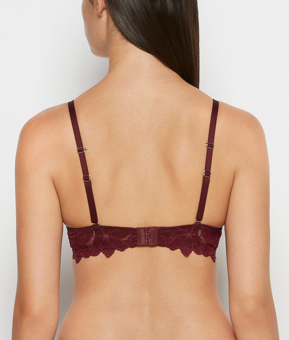 La Senza Push Up Bra with all over Reverie Lace in Russian Ruby