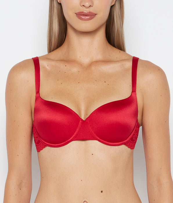 La Senza Lightly Lined Balconette Bra in Crimson