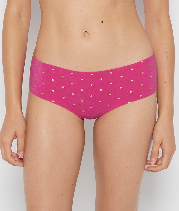 La Senza Culotte taille basse No Show métallique à pois
