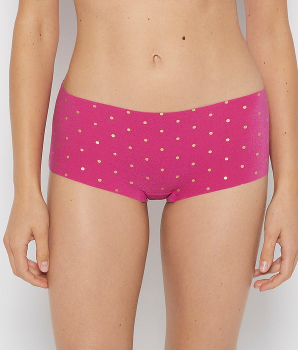 La Senza Culotte garçonne No Show métallique à pois