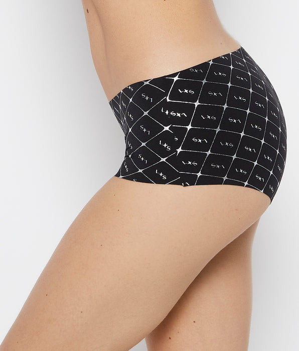 La Senza Culotte garçonne No Show plaid scintillant