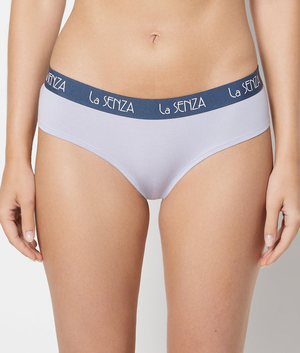 La Senza Hipster Panty with Art Deco Logo in Blue