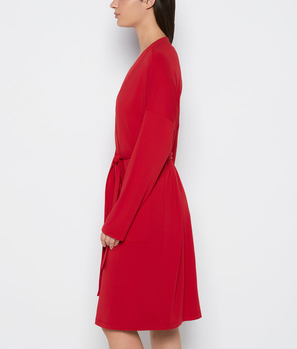 La Senza Brushed Jersey Robe in Crimson