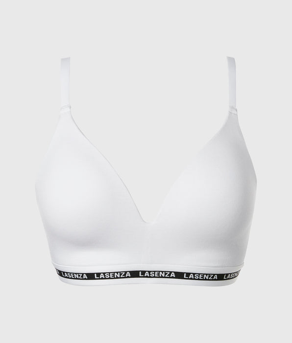 La Senza Triangle Padded Bra in Powdered Sugar