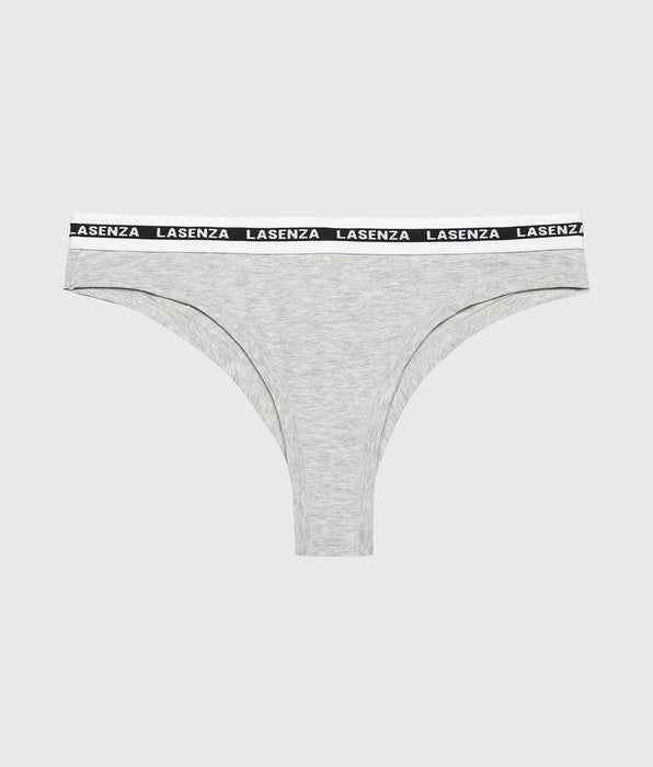 La Senza Icons Thong Panty in Heather Grey
