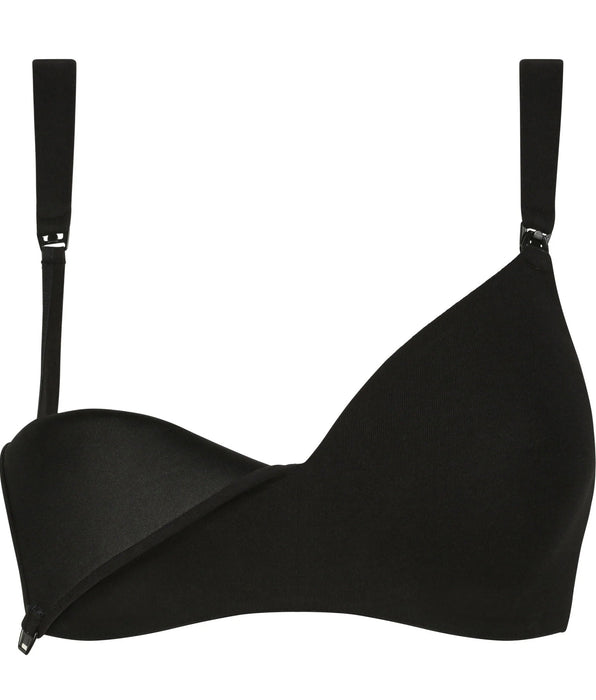 La Senza Nursing Bra in Tuxedo Black