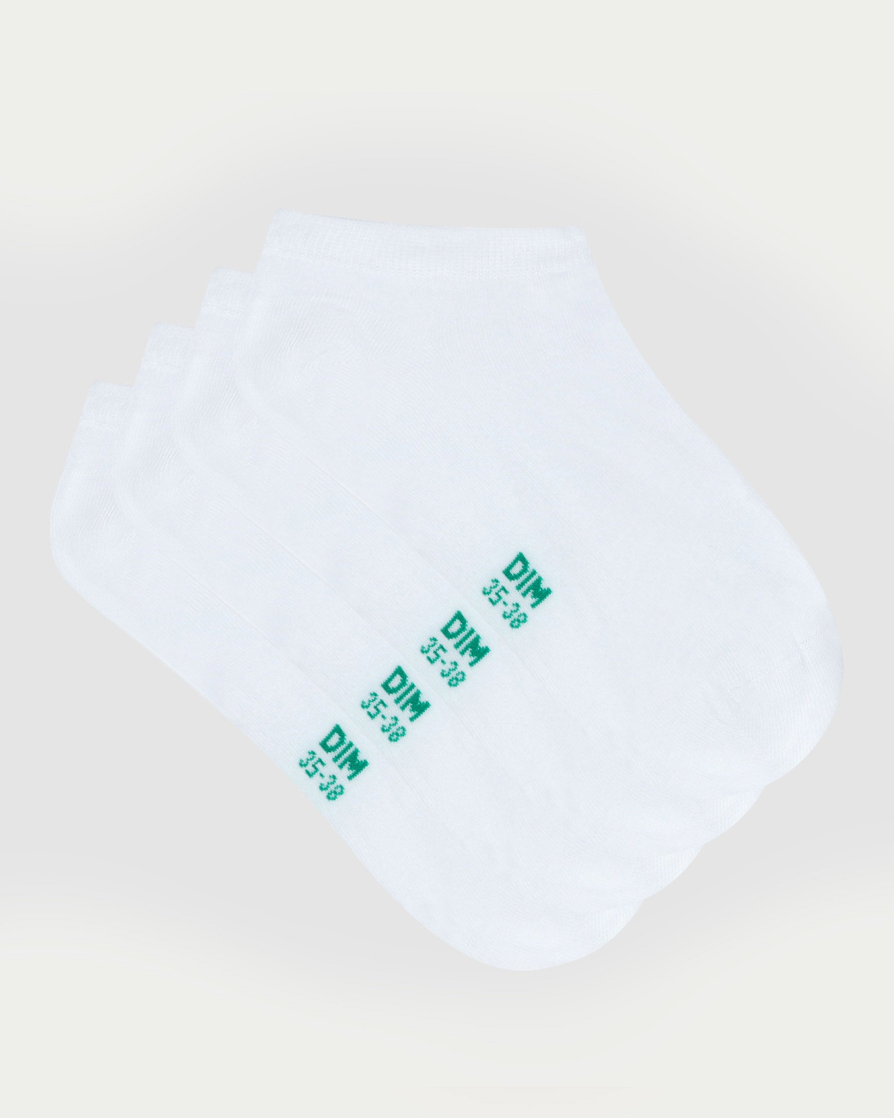 Cotton Ankle Socks in White