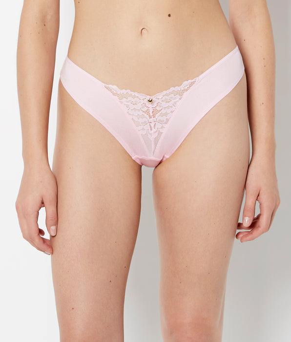 La Senza Diva Mini Cheeky Panty with Romantic Lace in Sweet Dream