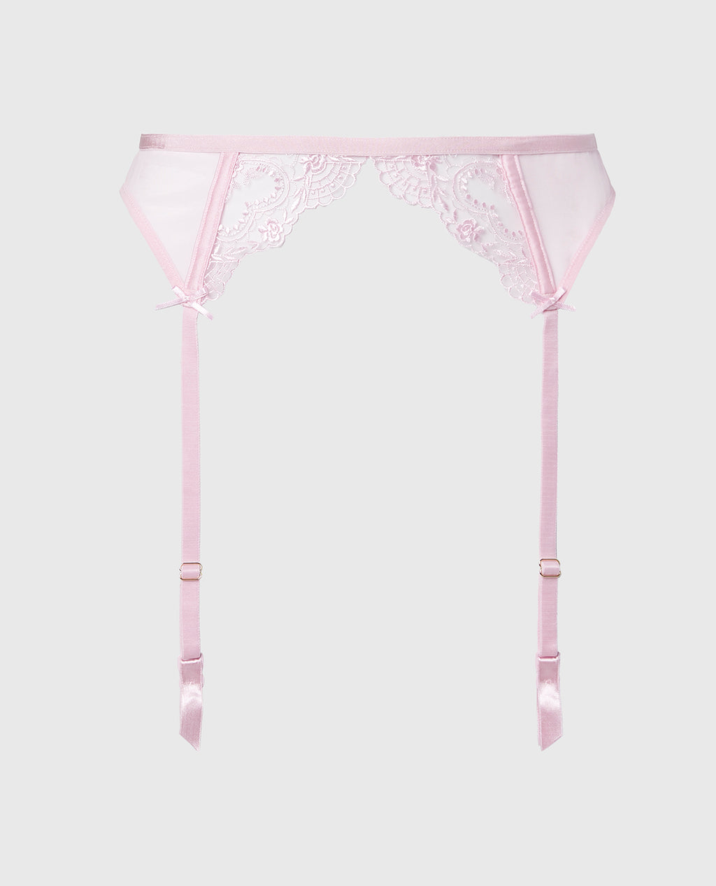 Designer Collection Garter Belt with Be Mine Embroidery in Sweet Dream | La Senza Designer Collection Garter Belt with Be Mine Embroidery in Sweet Dream | La Senza