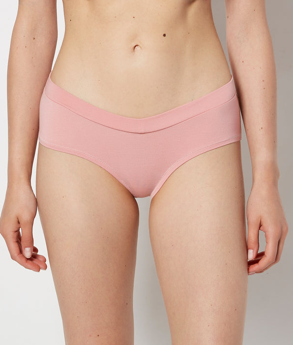 La Senza Hipster Wide Waist Cotton Panty in Rose Elegance