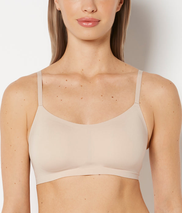 La Senza Scoop Neck Padded Bralette in Rosetan