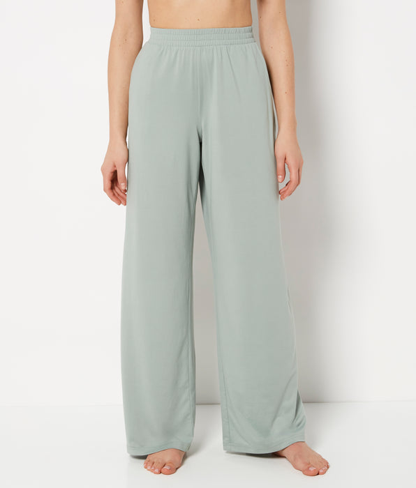 La Senza Casual Sleep Jersey Pants in Iceberg Green