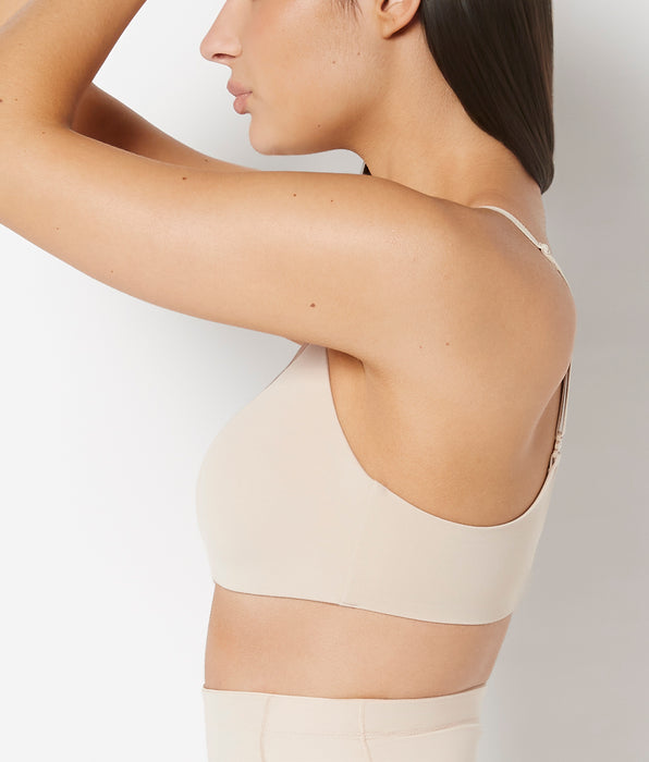 La Senza Full Coverage Wireless Push Up Bra in Rosetan