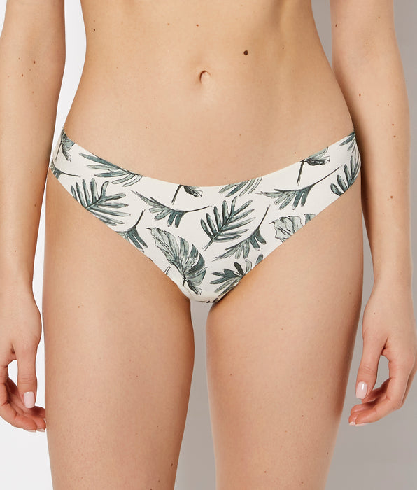 La Senza No Show Thong in Watercolor Foliage