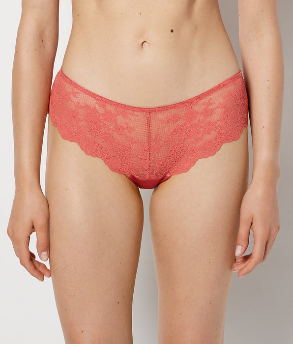 La Senza Diva Cheeky Panty with Timeless Lace in Faded Rose