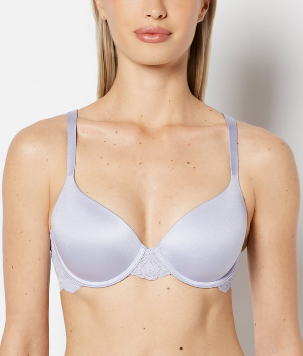 La Senza Lightly Lined Full Coverage Bra with Timeless Lace Wing in Cosmic Sky