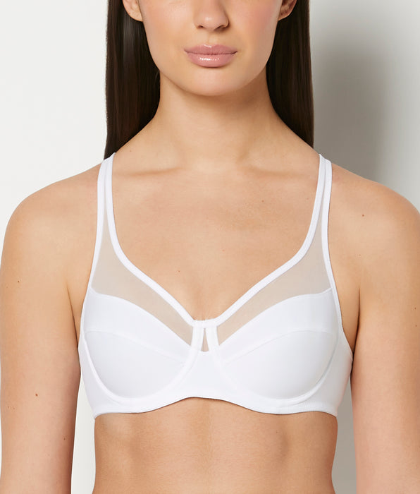 La Senza Generous Full Coverage Underwire Push-Up Bra in White