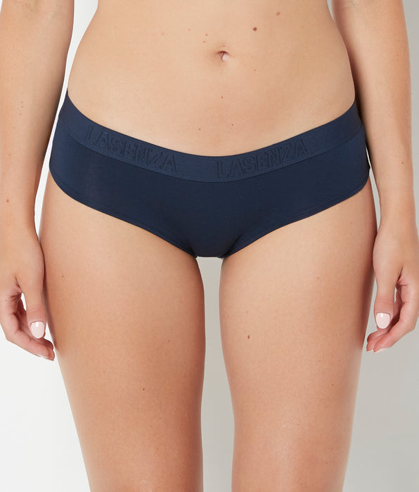 La Senza Hipster Panty With Logo Band in Navy Blazer