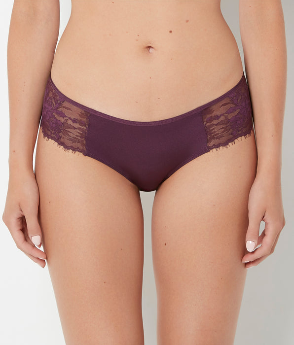 La Senza Coquine avec bordure en dentelle envoutante vin de mûre