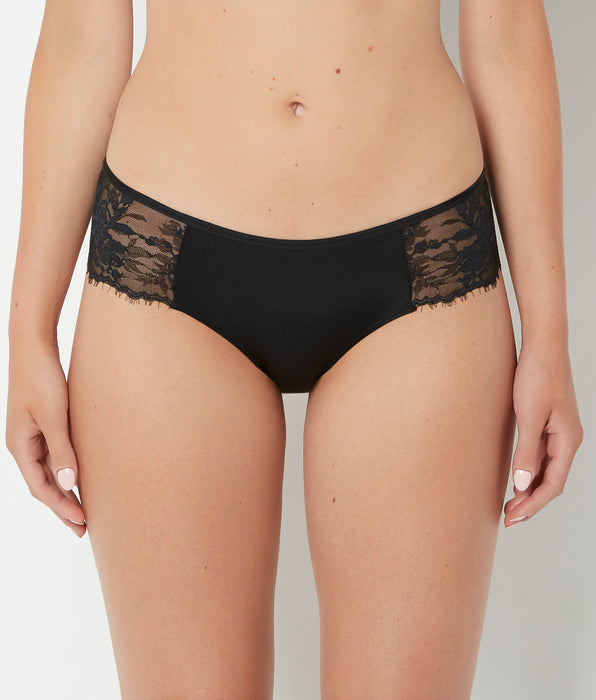 La Senza Coquine avec bordure en dentelle envoutante smoking noir