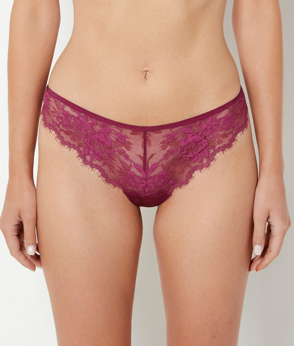 La Senza Tanga en dentelle envoutante violet magenta