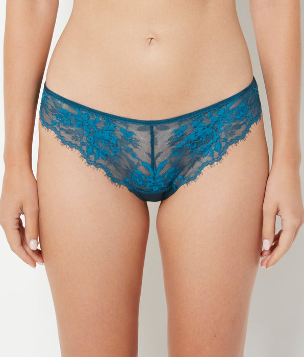 La Senza Thong Panty With Bewitched Lace in Legion Blue