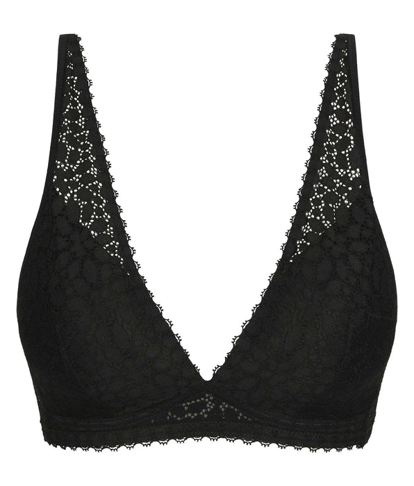 La Senza Microfiber triangle bra Daily Dentelle Black