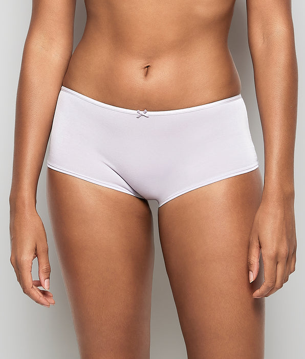 La Senza Boyshort Panty with Bow in Lavender Cake