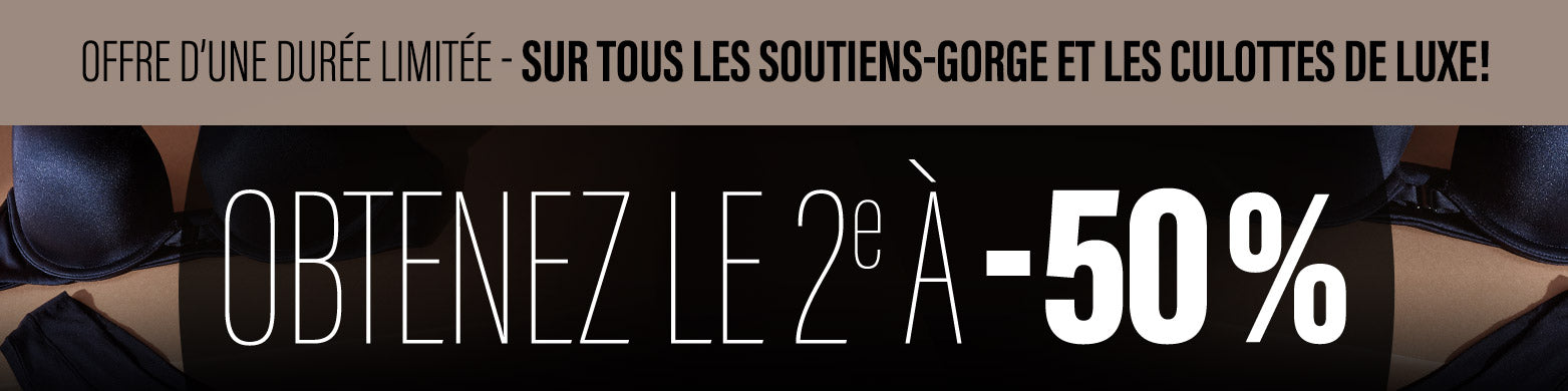 OBTENEZ LE 2e À -50%!