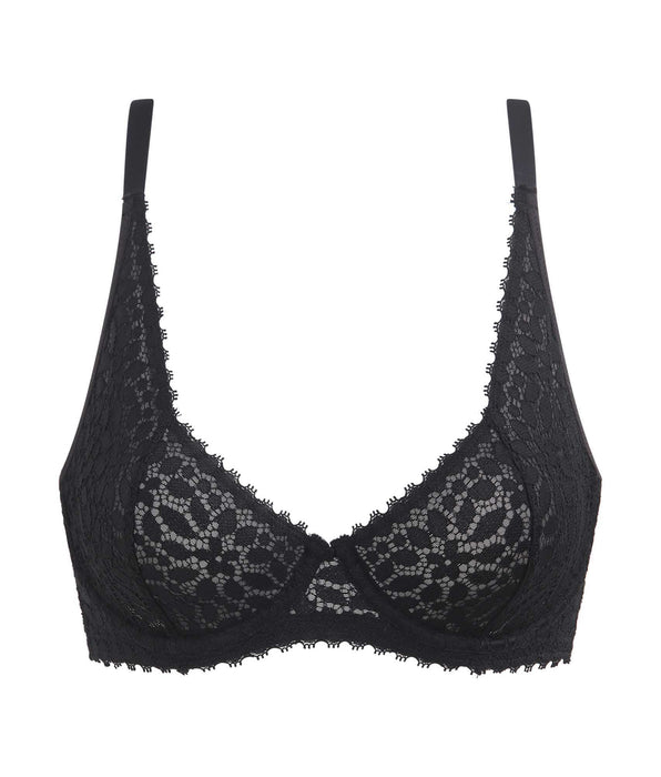 La Senza Floral lace triangle bra full coverage